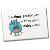 Speecheese Freches Monster in hellblau Souvenir Souvenir Magnet mit
