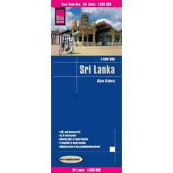 Reise Know-How Landkarte Sri Lanka 1 :500.000