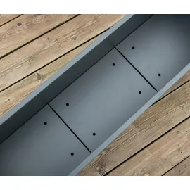 Tchibo Talus Pflanzkasten 100 x 25 x 27 cm Anthrazit