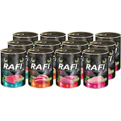 DOLINA NOTECI RAFI Katze Adult Gemischte Geschmacksrichtungen 12x400g