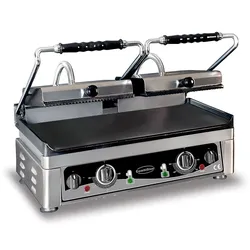 Chefgastro Doppel-Kontaktgrill gerillt/glatt BxTxH 560x440x300mm