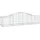 vidaXL Gabione mit Hochbogen 200 × 50 × 60 cm