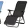 BEST Freizeitmöbel Lugano Relaxliege 65 x 85 x 114 cm anthrazit klappbar