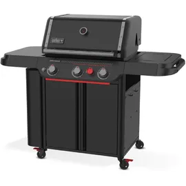 Weber Genesis E-330WR Gasgrill Stealth Edition 2025 Schwarz inkl. Drehspieß