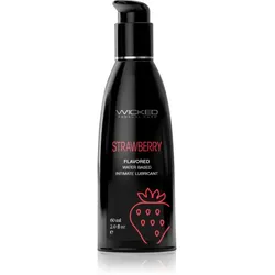 Wicked Aqua Flavored Gleitgel mit Geschmack Strawberry 60 ml