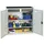 stumpf metall Werkzeug-/Beistellschrank H1000xB1000xT500mm 2Schubl.,2Bd.lichtgrau/lichtgrau