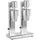 Royal Catering Milchshaker doppelt 2 x 1 L 15.000 U/min Edelstahl