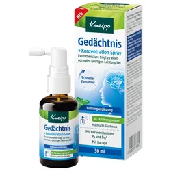 Kneipp Gedächtnis + Konzentration Spray 30 ml
