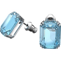 Swarovski Ohrstecker Millenia, Kristalle mit Oktagonschliff, blau