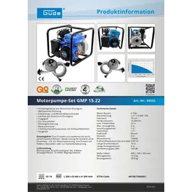 Güde GMP 15.22 Set