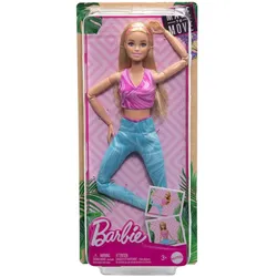 Mattel HRH27 - Barbie - Made to Move - Yoga Puppe