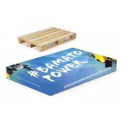 BAMATO Palettenhusse mit hochwertigem Textildruck auf Dekostoff (Motiv 2)