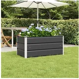 vidaXL Planter 100 x 50 x 45 cm Anthrazit