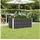 vidaXL Planter 100 x 50 x 45 cm Anthrazit