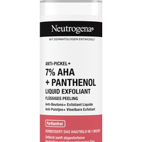 Neutrogena Anti-Pickel+ Liquid Exfoliant flüssiges Peeling mit 7% AHA + Panthenol (125ml) entfernt sanft abgestorbene Hautzellen & überschüssigen Talg