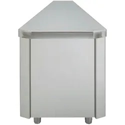 Neutrale selbstbedienthekenmöbel äusserer winkel 45° - 700x700x850 mm - 10733600 Eurast