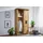 Massivmoebel24 Schwebetürenschrank Mango 100 x 190 x 60 cm Beige