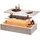 stilvora Couchtisch Weiß MDF 90 x 41 x 55 cm
