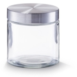 Zeller 6x Vorratsglas NORBERT, Inhalt: 750 ml, Durchmesser: 11 cm, Höhe: 12 cm