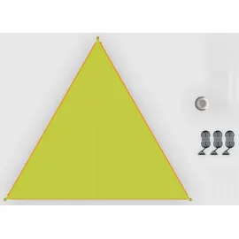Bent Zip-Canvas Limette