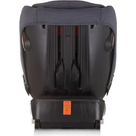 Chipolino Kindersitz Tourino i-Size (40-150cm) Isofix, höhenverstellbar, drehbar grau hellgrau - Grau/Silber