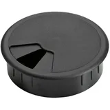 Hettich Kabeldurchlass, ø 60 mm, schwarz