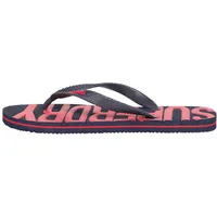Superdry Herren Flip-Flops im Vintage-Stil Kräftiges Marineblau S - Small
