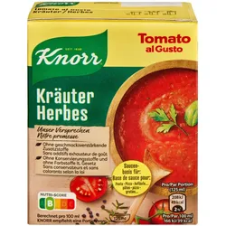 Knorr Tomato al Gusto Kräuter Sauce 370G