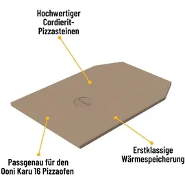 Ooni Pizzastein für Karu 16