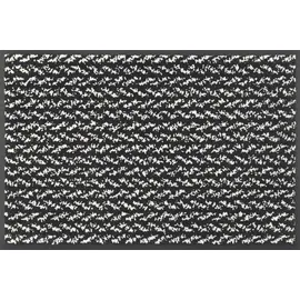 Wash+Dry Fußmatte Duo Pepper 40x60cm, innen und außen, waschbar, Grau
