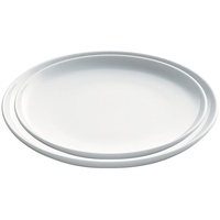 KAHLA Grillteller-Set 8tlg. | weißes Tellerset für 4 Personen aus Porzellan