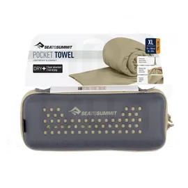 Sea to Summit Pocket Towel Handtuch 150 x 75 cm khaki