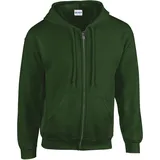 Gildan Heavy Blend Kapuzensweatjacke Herren Forest Green XL