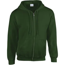 Gildan Heavy Blend Kapuzensweatjacke Herren Forest Green XL