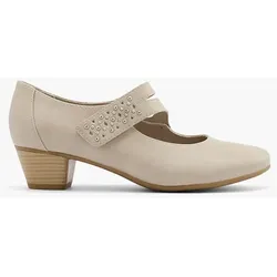 Komfort Spangenpumps - Damen - beige