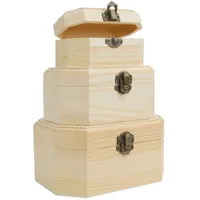 Belle Vous Kleine Schatztruhe Kinder (3er Pack) Klein, Mittel
