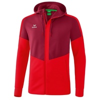 Erima Squad Trainingsjacke mit Kapuze Herren - rot -