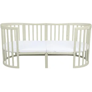 Waldin Erweiterung auf 174cm für 7in1 Babybett, Kinderbett, KEIN Bett, Olive