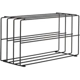 MID.YOU Schuhregal 73 x 40 x 28,5 cm erweiterbar / schwarz