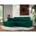 MKS Eckschlafsofa, CUBO L Dunkelgrün Velvet - links