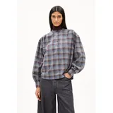 ARMEDANGELS EFINARAA CHECK grau/rot/weiß XS