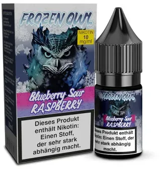 Frozen OWL Blueberry Sour Raspberry NicSalt Liquid 10ml / 10mg