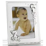 Unbekannt Shudehill Giftware New Baby silber Foto Rahmen mit Teddy und Luftballons für 12,7x 17,8cm Foto