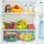 Relaxdays Kühlschrank Organizer HBT 18 x 37 x 29,5 cm transparent