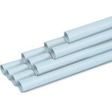 Clairefontaine 95727C – Karton mit 10 Rollen gerilltes Kraftpapier 65g, 3mx0,70m, Himmelblau, 1 Karton