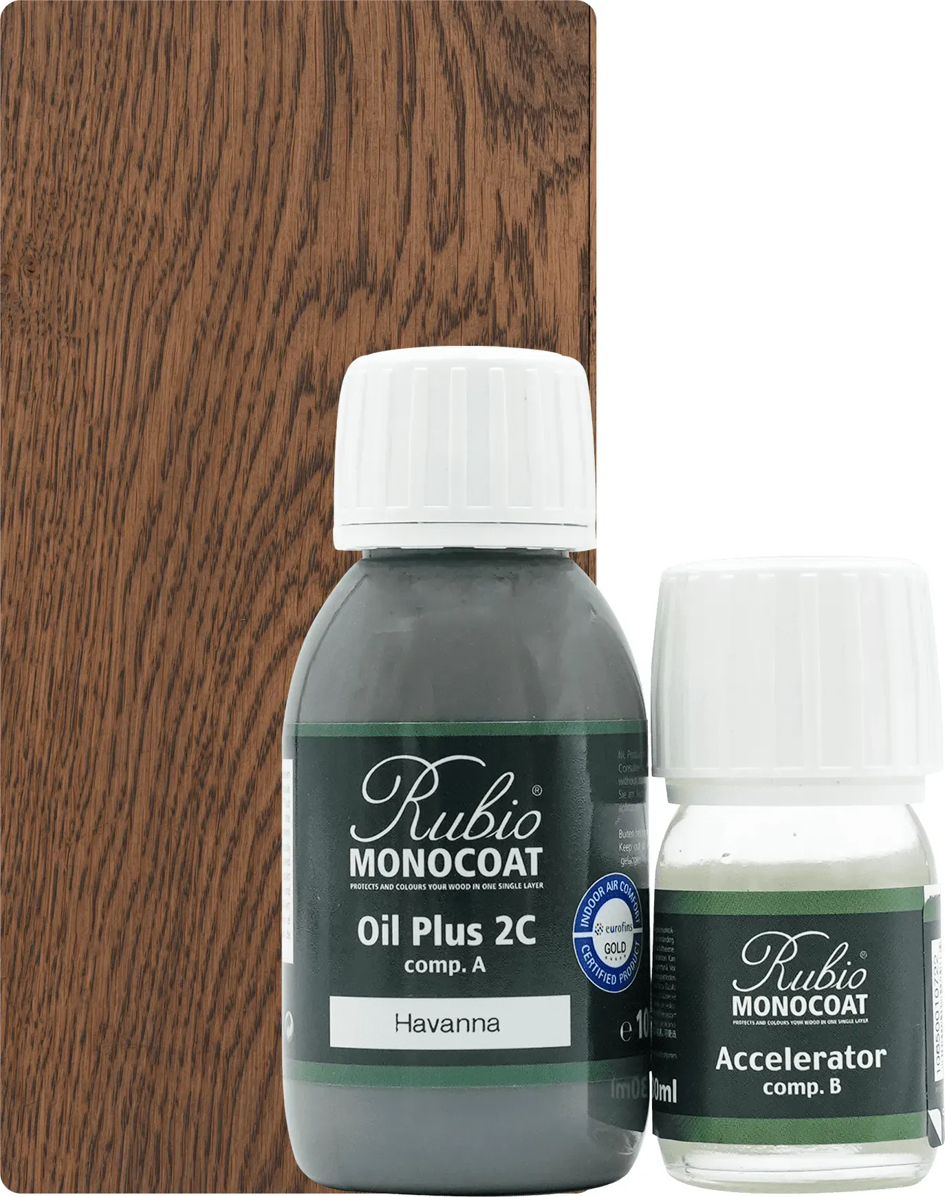 Rubio Monocoat Set Oil Plus 2C Havanna 130ml (A+B) - 130ml [5m2]