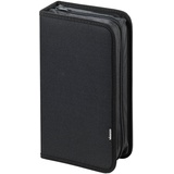 Vivanco CD/DVD-Tasche Oxfort Nylon, Blue-ray Case, Wallet, Ordner für 96 CDs schwarz