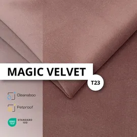 Muralo Polsterbett Stoffbett Bett mit Bettkaste Container Doppelbett für Schlafzimmer - 120 cm x 200 cm - altrosa