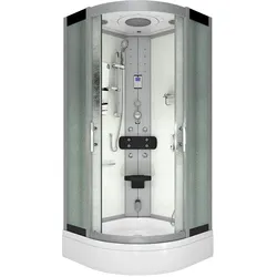 AcquaVapore Dampfdusche Duschtempel Sauna Dusche Duschkabine D46-50M2 90x90 cm