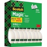 Scotch Magic Tape Klebefilm matt 19,0 mm x 33 m 24 Rollen,